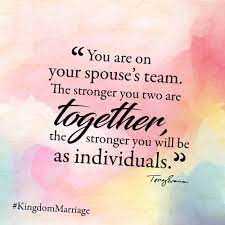 Discover tony evans famous and rare quotes. You Are On Your Spouse S Team The Stronger You Two Are Together The Stronger You Will Be As Individua Love And Marriage Marriage Quotes Marriage Relationship