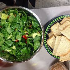 Add half your dressing to the spinach and toss. Spinach Salad Recipe Spinach Cherry Tomatoes Cucumber For The Dressing Vinegar Olive Oil Salt Keep Tag Spinach Salad Recipes Spinach Salad Spinach