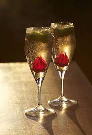 New Year S Hibiscus Pim Pauline Champagne Cocktail Hibiscus Hibiscus Flowers