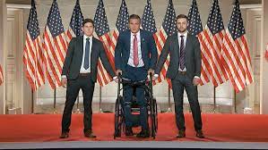 He instead travels around the country promoting trump's big lie while trying to glorify himself. Mountain Native Madison Cawthorn Speaks At Republican National Convention Wlos
