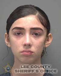 14-year-old ARIANNA JIMENEZ FLEMING from Lee County was booked