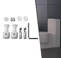 perfk Kits de fijación para inodoros suspendidos Tornillos de fijación  Pernos de fijación Conectores de nailon universales Kits ligeros  Profesionales ...