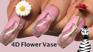 4d Vase Acrylic Nail Art Tutorial Ecbasket Full Cover Nail Tips Nail Art Tutorial Acrylic Nail Art 3d Acrylic Nails