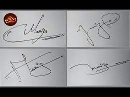 How To Draw Signature Like A Billionaire For Alphabet M Signature For Name Muniza Youtube In 2021 Signature Ideas Signature Fonts Cool Signatures