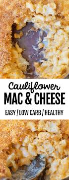200 Calorie Cauliflower Mac Cheese Recipe Healthy Meal Idea Healthy Cheese Recipes Mac And Cheese Healthy Recipes