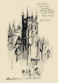 Pencil Sketch Of Canterbury Cathedral Canterbury Cathedral Cathedral Canterbury