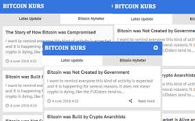 They're simply a series of exciting developments that aren't. Bitcoin Kurs Update Latest News