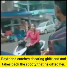 Cheating caption video