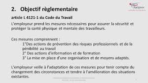 Le code du travail, c'est quoi ? La Prevention Des Risques Professionnels Ppt Telecharger