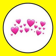 The emoji yellow heart snapchat represents the idea of best friends. Pink Heart Crown Snap Lens Finder