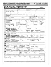Maybe you would like to learn more about one of these? Fillable Online Isso Columbia Sample Of Application For A Social Security Card Isso Columbia Fax Email Print Pdffiller