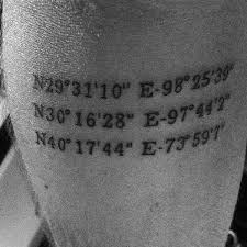 Tattoo Ideen Fur Eltern Tattoos Koordinaten Minimalistisches Tattoo Koordinaten Tattoo