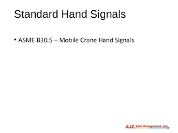 Crane Signal Person Training Slides
