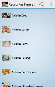 Potong buat strawberry saiz kecil. Resepi Aiskrim Sedap For Android Apk Download