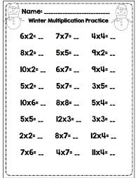 These 3rd grade math worksheets start with addition, subtraction, multiplication and division worksheets, including long division worksheets and multiple digit multiplication practice. Third Grade Winter Math Ela Packet Common Core Aligned Third Grade Winter Winter Math Math Packets