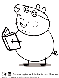 Peppa Pig Para Colorear Con Toda Su Familia