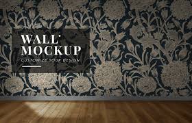 Even if you're a designer, i recommend free (0). Free Psd Empty Room With A Floral Wall Mockup