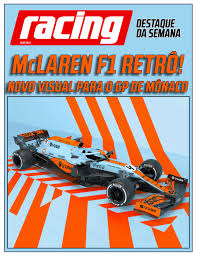 Mclaren F1 Retro Pintura Especial Da Gulf Para O Gp De Monaco 2021