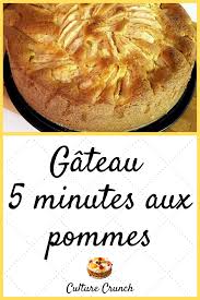 Gateau 5 Minutes Aux Pommes La Recette Facile En 2020 Recette Facile Recette Recettes De Cuisine