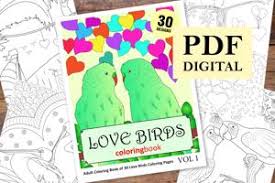 Free printable bird coloring pages for kids. Coloring Pages And Books For Adults In Pdf Format Instant Download