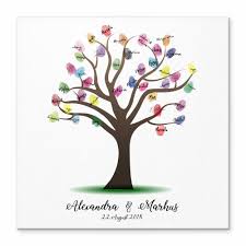 Wir freuen uns darauf mit dir dein projekt umzusetzen. Gastebuch Hochzeit Fingerabdruck Leinwand