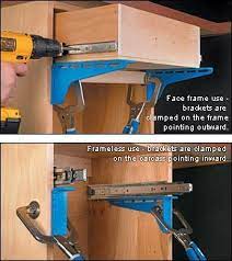 Kreg Drawer Slide Mounting Brackets Woodworking Look At Woodsmith Shop Locking Rabbet Joint For Drawers Wood Woodworking Woodworking Plans Woodworking Jigs