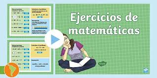 Genera ejercicios gratuitos para un monton de temas: Powerpoint Ejercicios Matematicos Teacher Made
