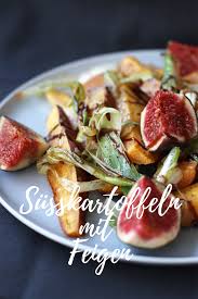 Rezept Fur Gebackene Susskartoffeln Mit Frischen Feigen Gebackene Susskartoffel Rezepte Feigen