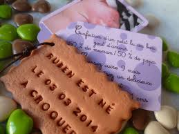 Faire Parts Naissance Gourmand Petit Beurre Personnalise Faire Part Par Fabrique De Meline Faire Part Naissance Faire Soi Meme Petit Beurre