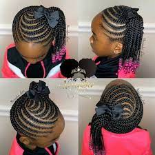 Tresse Africaine Enfant Noire Qu Est Ce Qu Une Tresse Une Tresse Ou Tresse Decrit Une Shape D Kids Cornrow Hairstyles Braids For Kids Braided Hairstyles