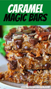 Caramel Magic Bars Chocolate Pecans Recipe Graham Cracker Recipes Desserts Graham Cracker Recipes