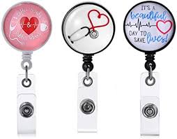 It is very easy with just a few simple tools and some adhesive. Amazon Com Nurse Badge Holder Reel 3 Pcs Retractable Badge Reels With Alligator Clip Name Id Card Holders For Nursing And School Student 24 Inch Nylon Cord Office Products