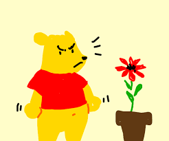 Winnie pooh torte winnie the pooh birthday baby shower parties baby shower themes baby shower decorations shower ideas safari birthday so yesterday was my winnie the pooh themed baby shower for my daughter tessa! Winnie The Pooh Hates Flowers Drawception