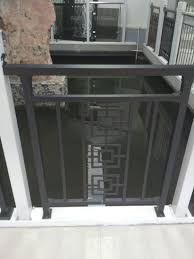 Interior wrought iron stair rail and column cover with lateral scroll ending. Popular Stainless Steel Wrought Iron Railing For Stair Balcony China Wrought Iron Railing Iron Railing Made In China Com