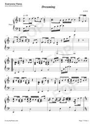 Kim gun mo oh la la my girlfriend is a gumiho ost. Dreaming Dream High Ost Free Piano Sheet Music Piano Chords