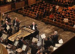 The vienna philharmonic orchestra (in german: Vienna Philharmonic Purrs Back To Life After Pandemic Pause