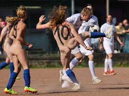 Flying tackles and high balls…Germany's naked football team takes to field  | The Irish Sun