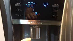 The usda food safety information guide states that refrigerated food should be kept some models may have different recommendations in the user manual or on the control panel. Samsung Fridge Control Panel Issue Youtube