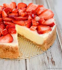 Remove the sides of the springform pan. Thick Creamy Cheesecake Recipe Creations By Kara