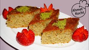 Revani Tatlisi Turkischer Griesskuchen Ahmetkocht Ramadan Spezial Griesskuchen Rezepte Lebensmittel Essen
