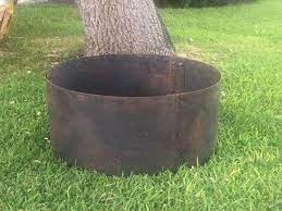If you need a referral to purchase a weathering steel planter box email us at sales@corten.com Diy Round Bottomless Corten Planter Large Outdoor Planters Corten Steel Planters Diy Planters Outdoor