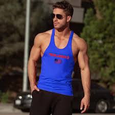 Mens ice silk/gym muscle sleeveless tank top bodybuilding sport fitness vest. Buy Muscleguys Bodybuilding Stringer Tank Tops Men Anime Funny Summer Tops No Pain No Gain Vest Fitness Clothing Cotton Gym Singlets At Affordable Prices Free Shipping Real Reviews With Photos Joom