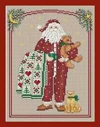 Go cross stitch crazy with our huge selection of free cross stitch patterns! Sue Hillis Pajama Santa L233 Cross Stitch Pattern Cross Stitch Patterns Christmas Santa Cross Stitch Christmas Cross Stitch