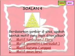 Ukiran motif ini sering dijadikan hiasan batu nisan atau dinding kepungan pusara. Sejarah Perkembangan Ciri Kraftangan Tradisional Tekat Fungsi Tekat