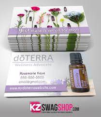 If you're not 100% satisfied, we'll fix it and send you a new one. Doterra Business Cards Style 4 Kz Swag Shop