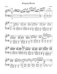 Roselia 9th single) (piano cover). Ringing Bloom Sheet Music For Piano Solo Musescore Com