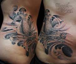 Koi Dragon Shachihoko Tattoo Cover Up Tattoos Tattoo Cover Up Custom Tattoo