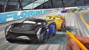 You can download, favorites, color online and print these cruz ramirez from cars 3 disney coloring page for free. How To Draw Cars 3 Jackson Storm Trying To Throw Cruz Ramirez Off Drawing Coloring Pages For Kids Youtube
