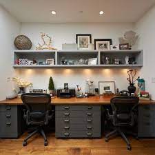 Home office ideas for two. 30 Shared Home Office Ideas That Are Functional And Beautiful Home Office Furniture Home Office Design Shared Home Offices