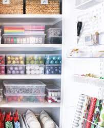 How To Organize A Gifting Closet The Home Edit The Home Edit Home Organization Holiday Storage
